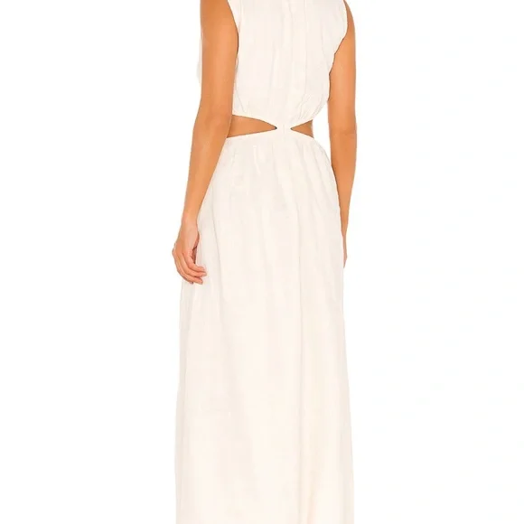 Faithfull the Brand Las Flores Linen Dress - Picture 3 of 6